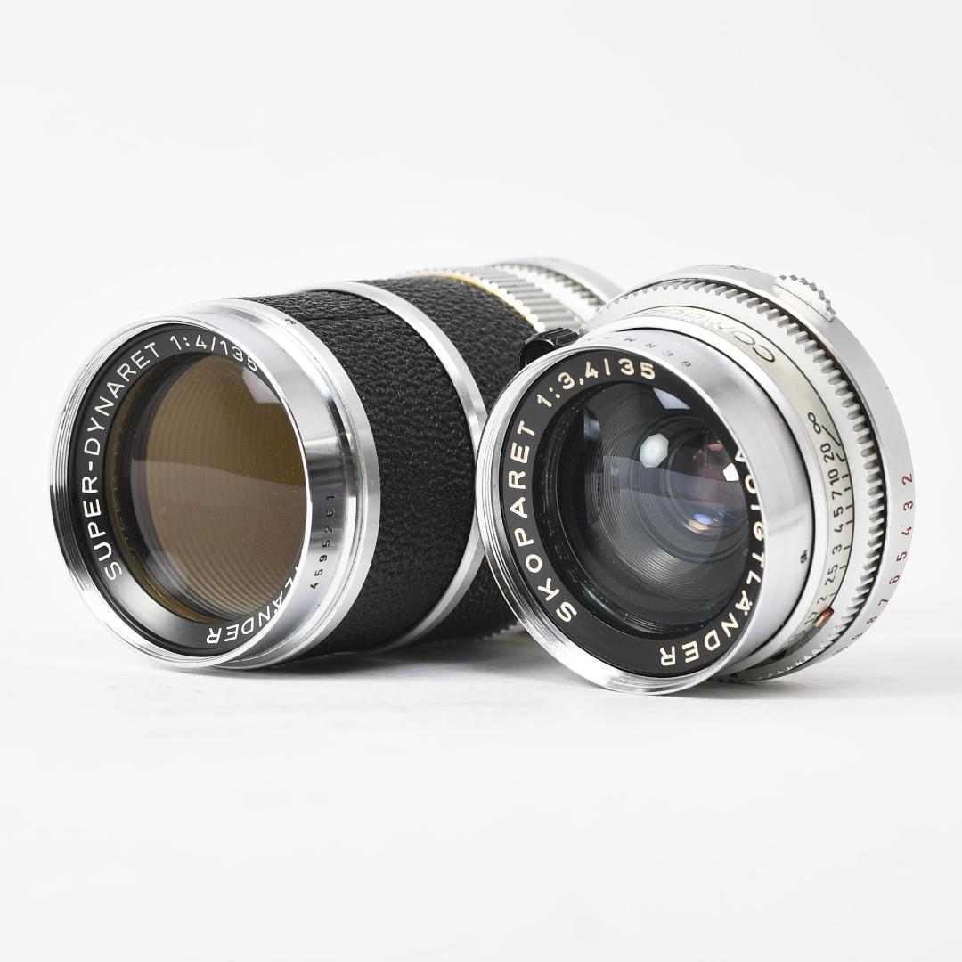 フォクトレンダー デッケルマウントレンズ 2本セット 35mm 135mm フォクトレンダー デッケルマウントレンズ 2本セット 35mm 135mm