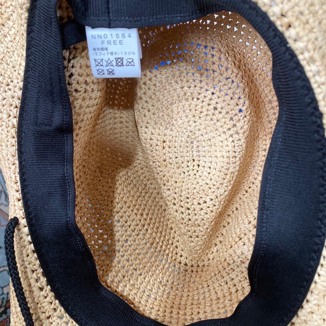 激安THE NORTH FACE ノースフェイス RaffiaHat ラフィアハット 麦わら