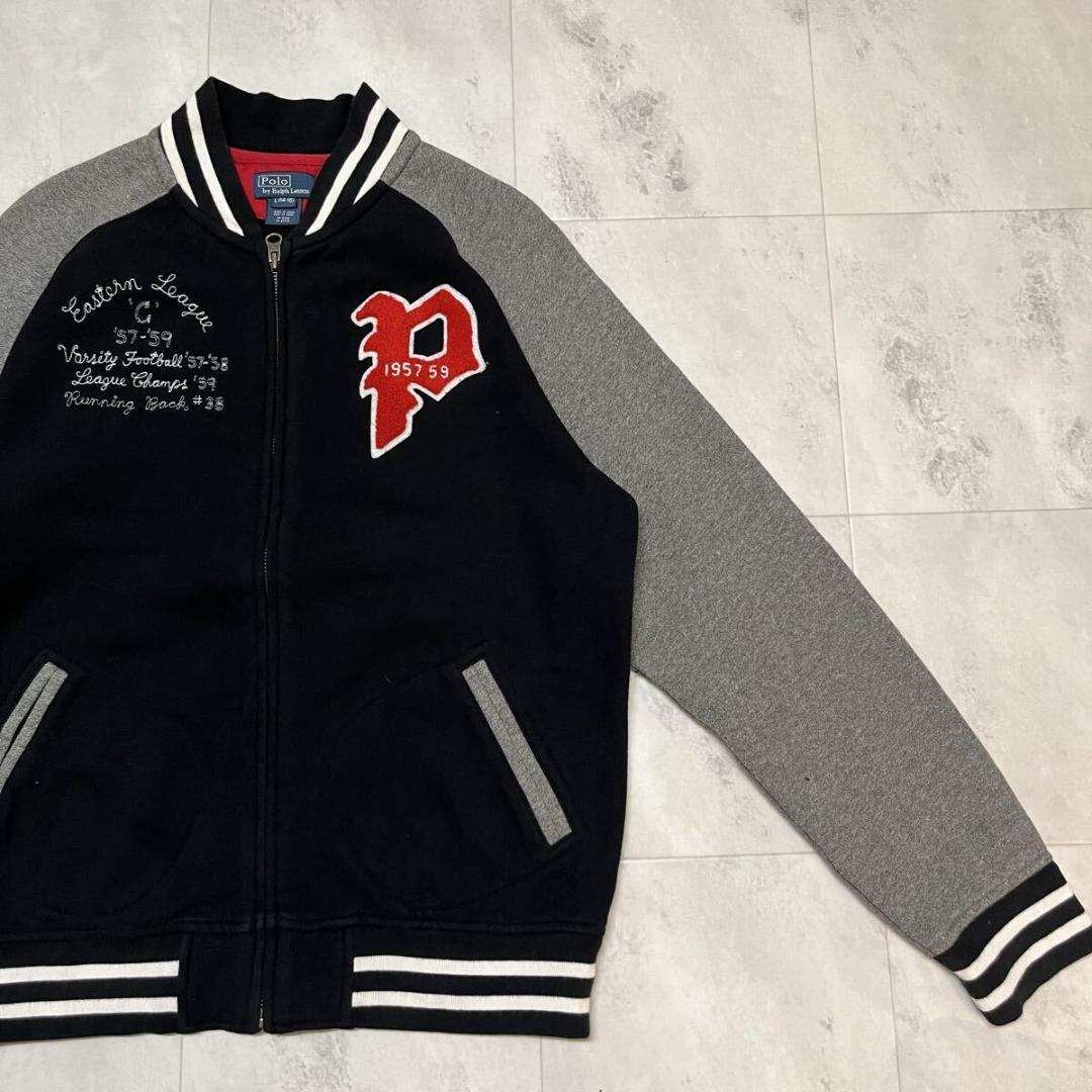 ラルフローレン スウェットスタジャン ジップジャンパー スウェット ワッペンロゴ ラルフローレン スウェットスタジャン ジップジャンパー スウェット ワッペンロゴ