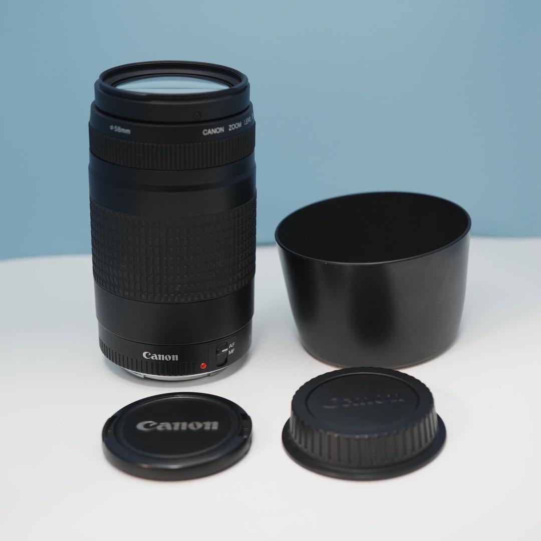 Canon純正 75-300mm 望遠レンズ 美品 a3698