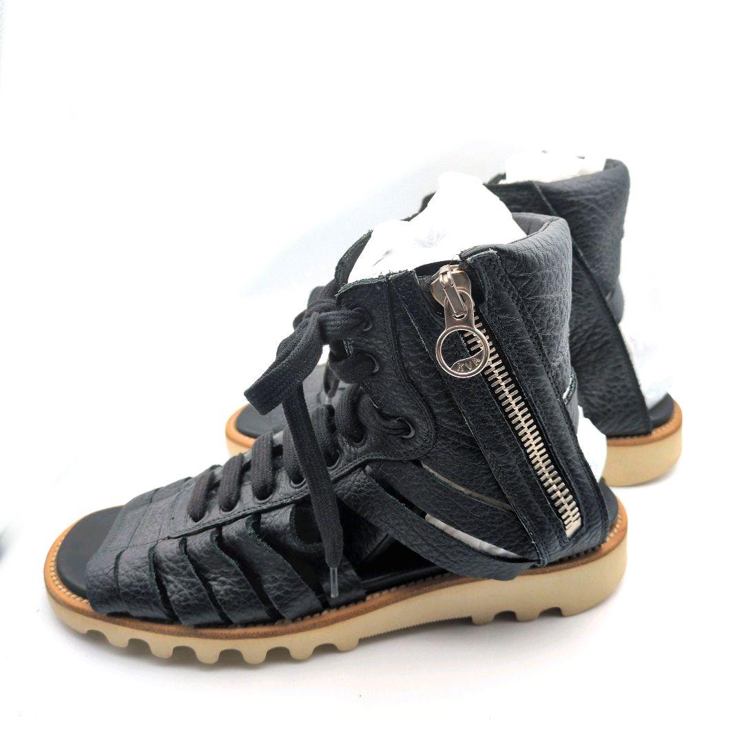 kris van assche クリスヴァンアッシュ レザーサンダル 黒　26