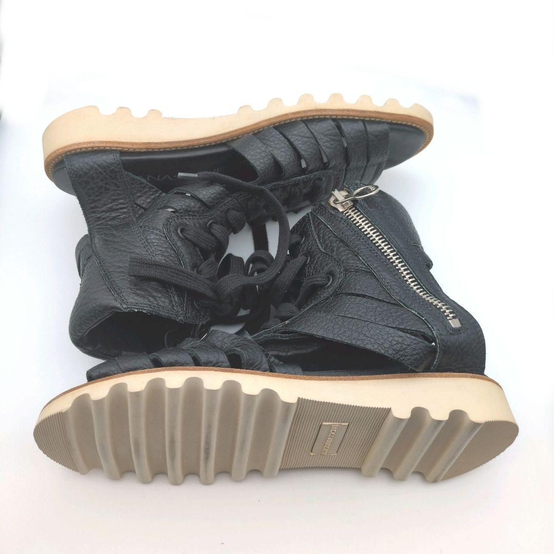 kris van assche クリスヴァンアッシュ レザーサンダル 黒　26