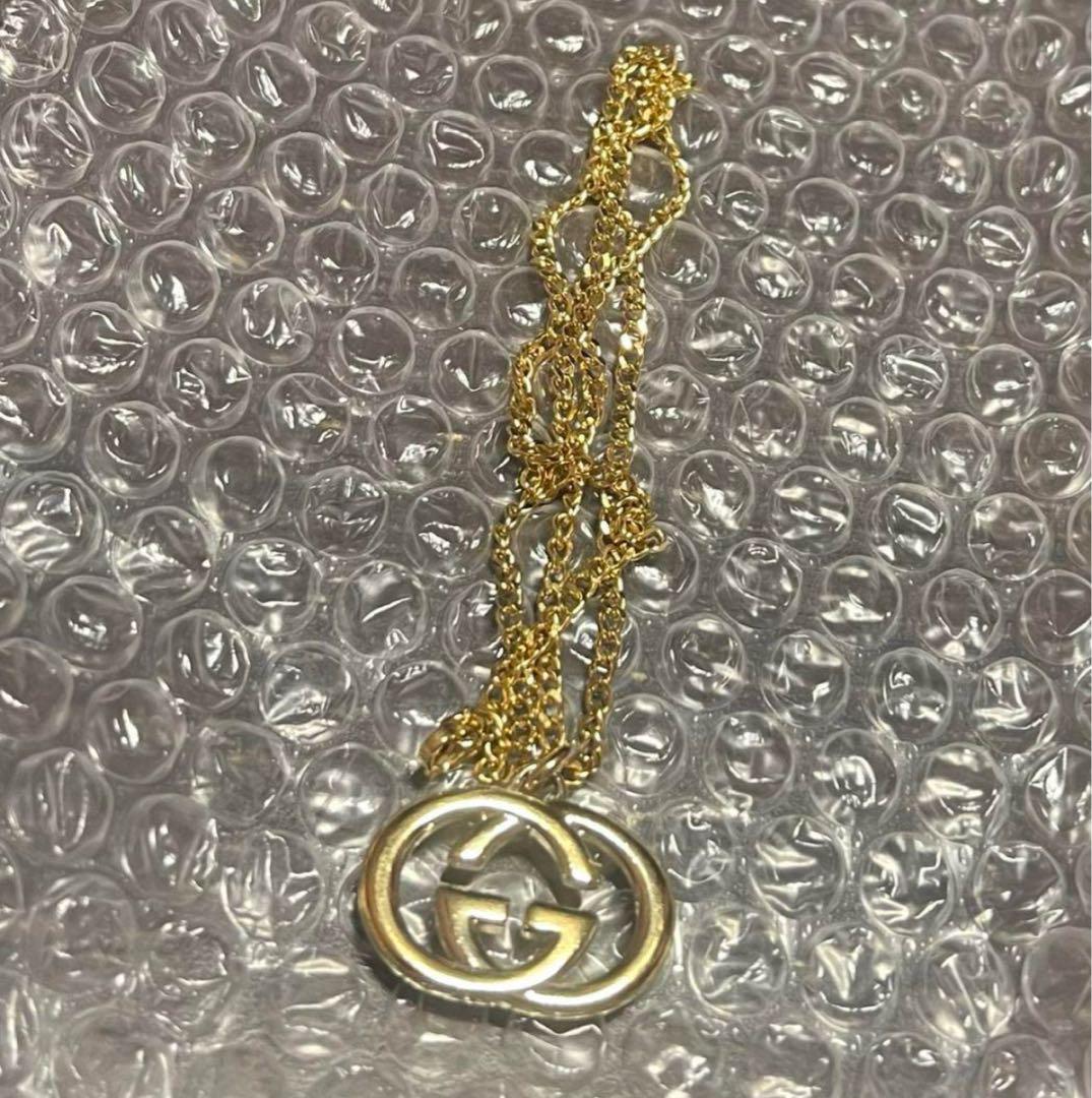 GUCCI GGロゴ ネックレス 金