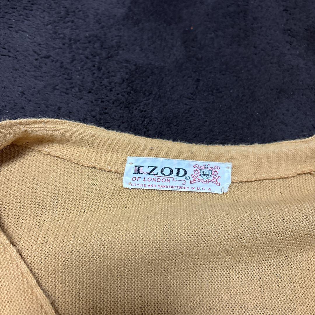 希少　ヴィンテージ　ラコステ60s ニットカーディガン　IZOD