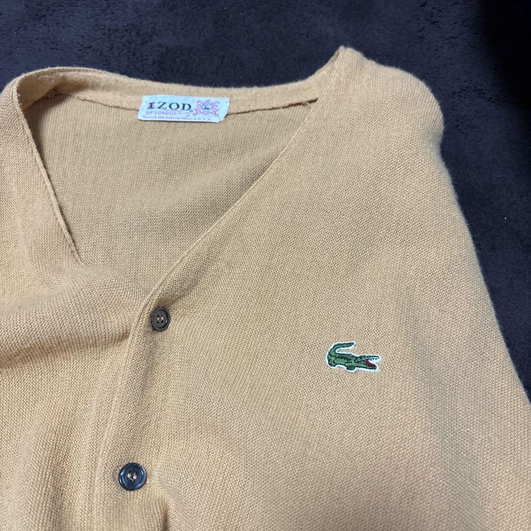 希少　ヴィンテージ　ラコステ60s ニットカーディガン　IZOD