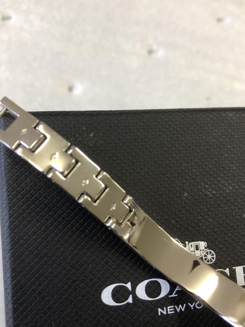 美品・箱付き】COACH レディース 腕時計 バングルウォッチ