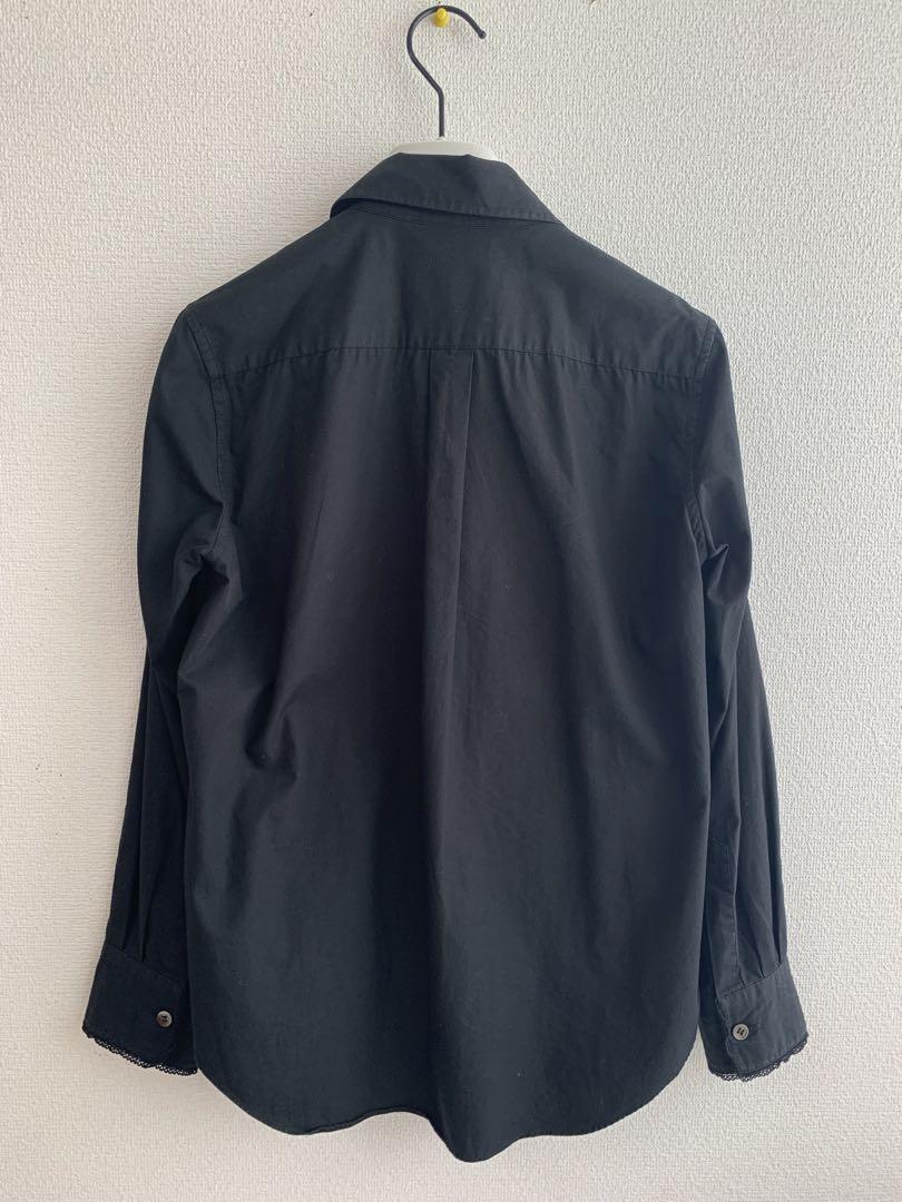 週末値下げ　tricot comme des garcons ブラウス パール綿