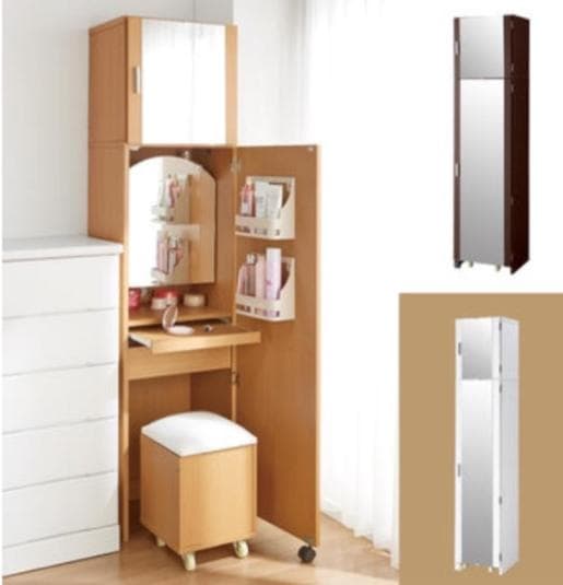 隙間ドレッサー 全身鏡付きまりりん★LLHAZHB