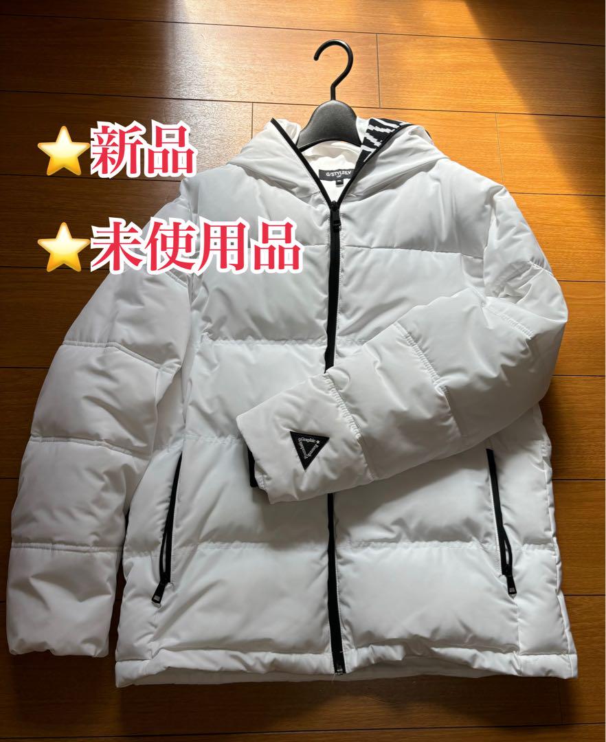 ⭐️新品⭐️ホワイト ダウンジャケット フード付き
