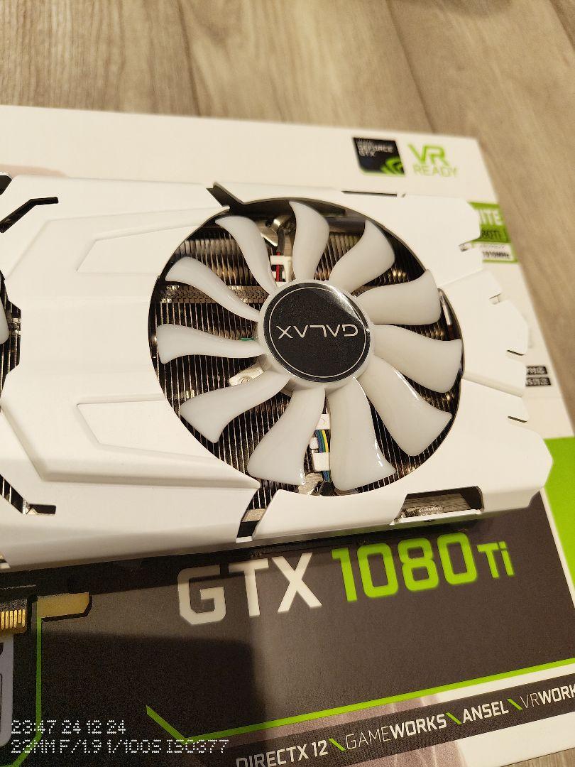 【動作確認済】玄人志向 GALAX GTX1080ti white