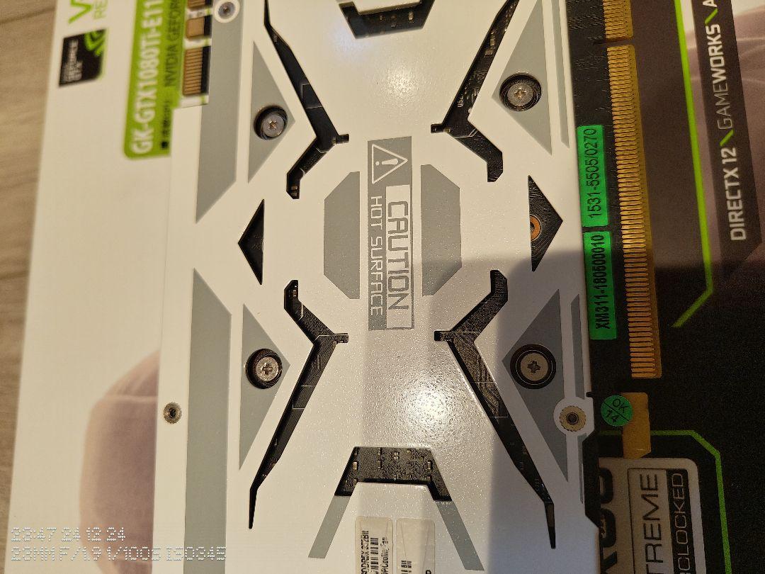 【動作確認済】玄人志向 GALAX GTX1080ti white