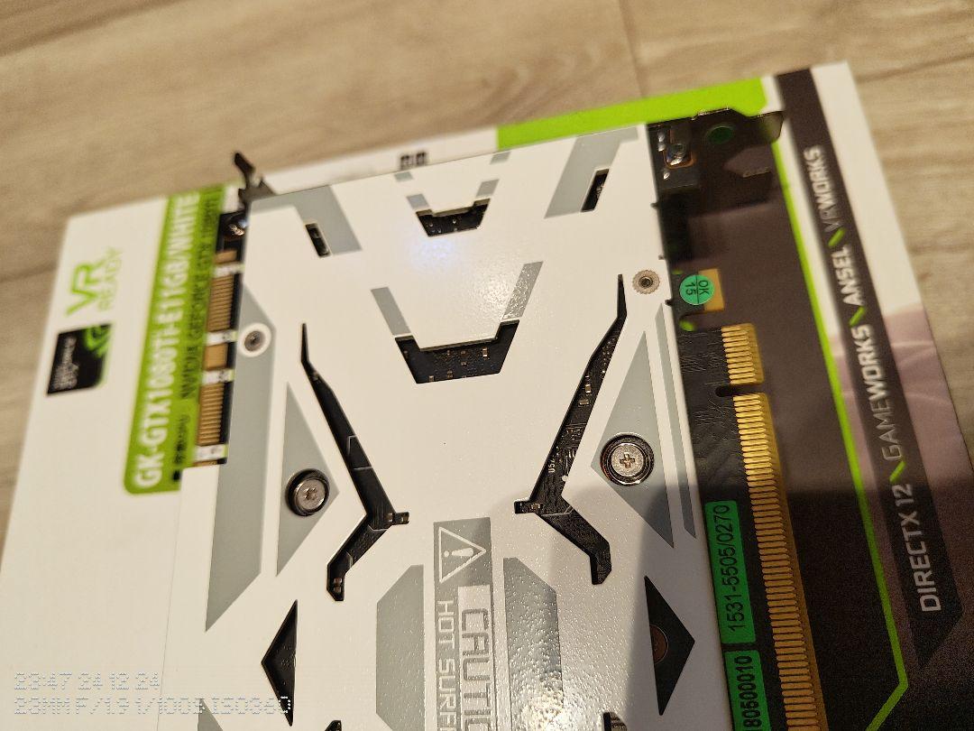 【動作確認済】玄人志向 GALAX GTX1080ti white