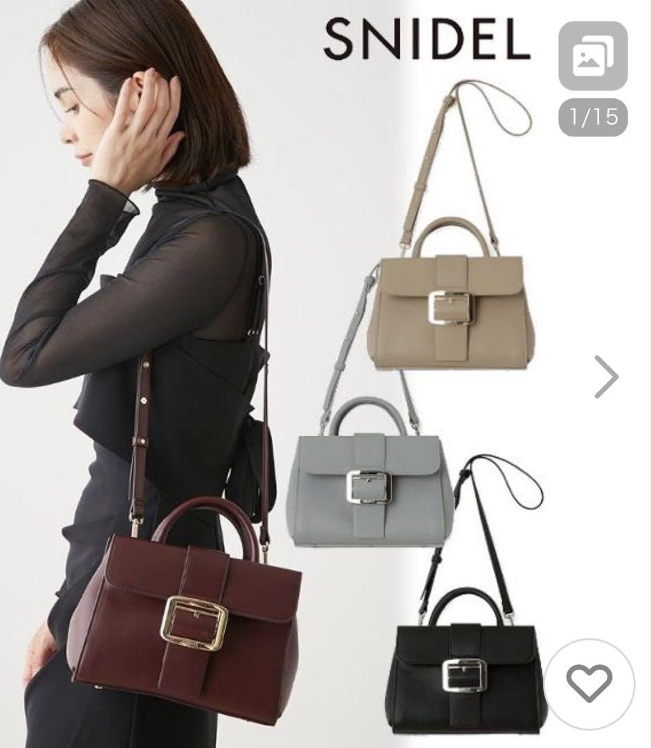 スナイデル　ポイントバックルバッグ SNIDEL スナイデル ポイントバックルバッグ - メルカリ