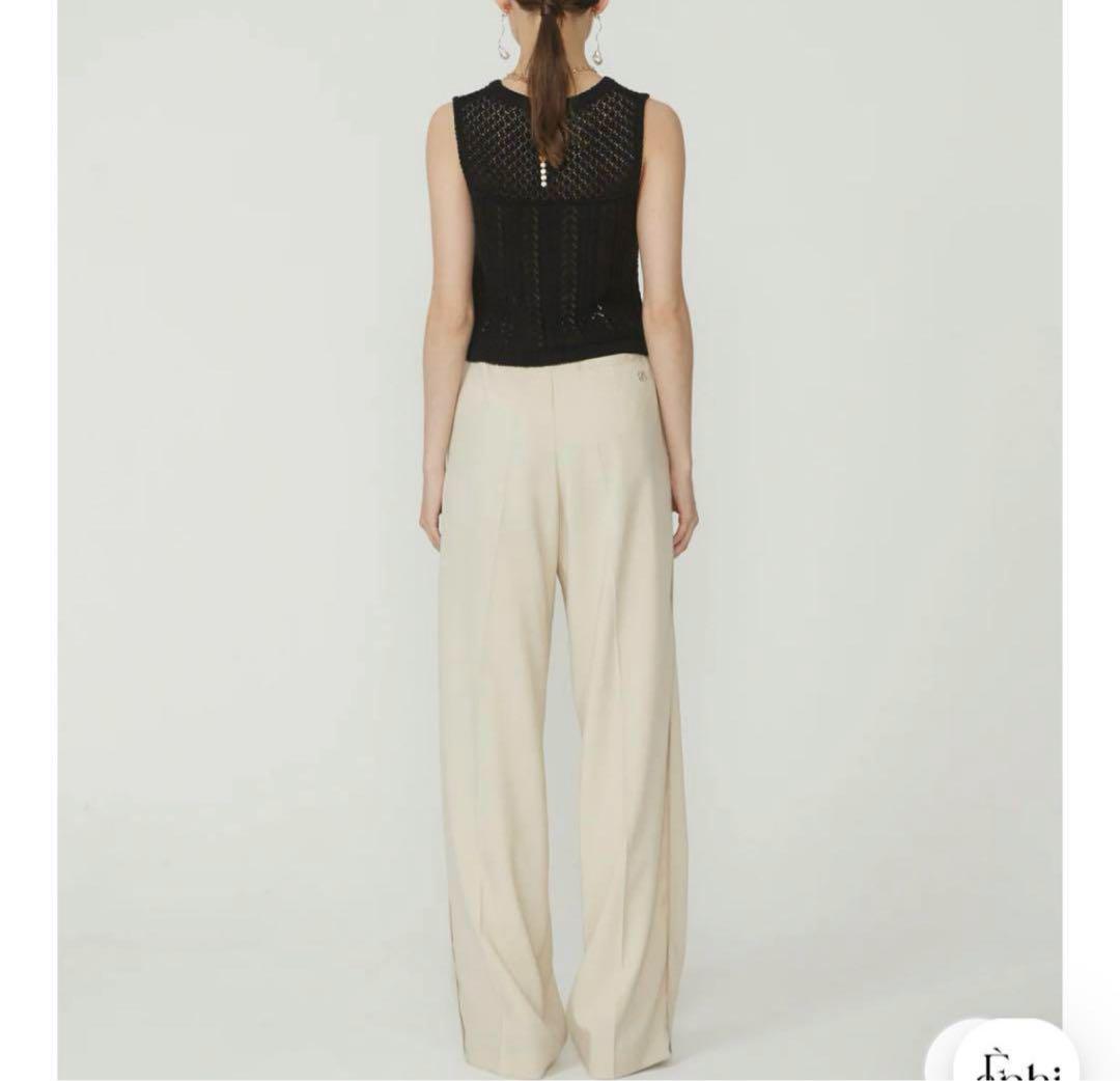 eaphi SIDE HOLE SHEER LINE PANTS