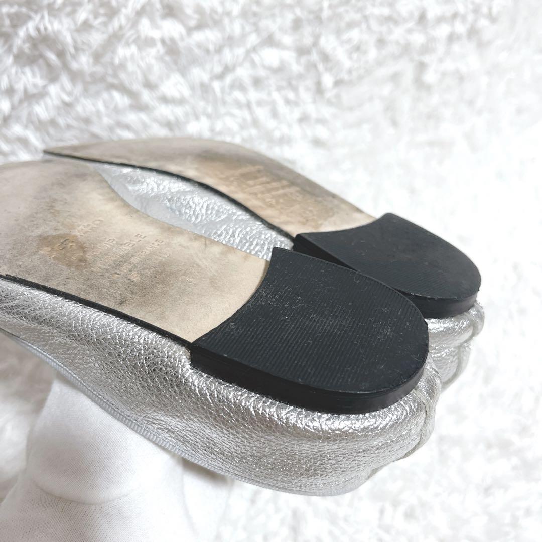 repettoレペット バレーシューズ フラットシューズ 37 シルバー