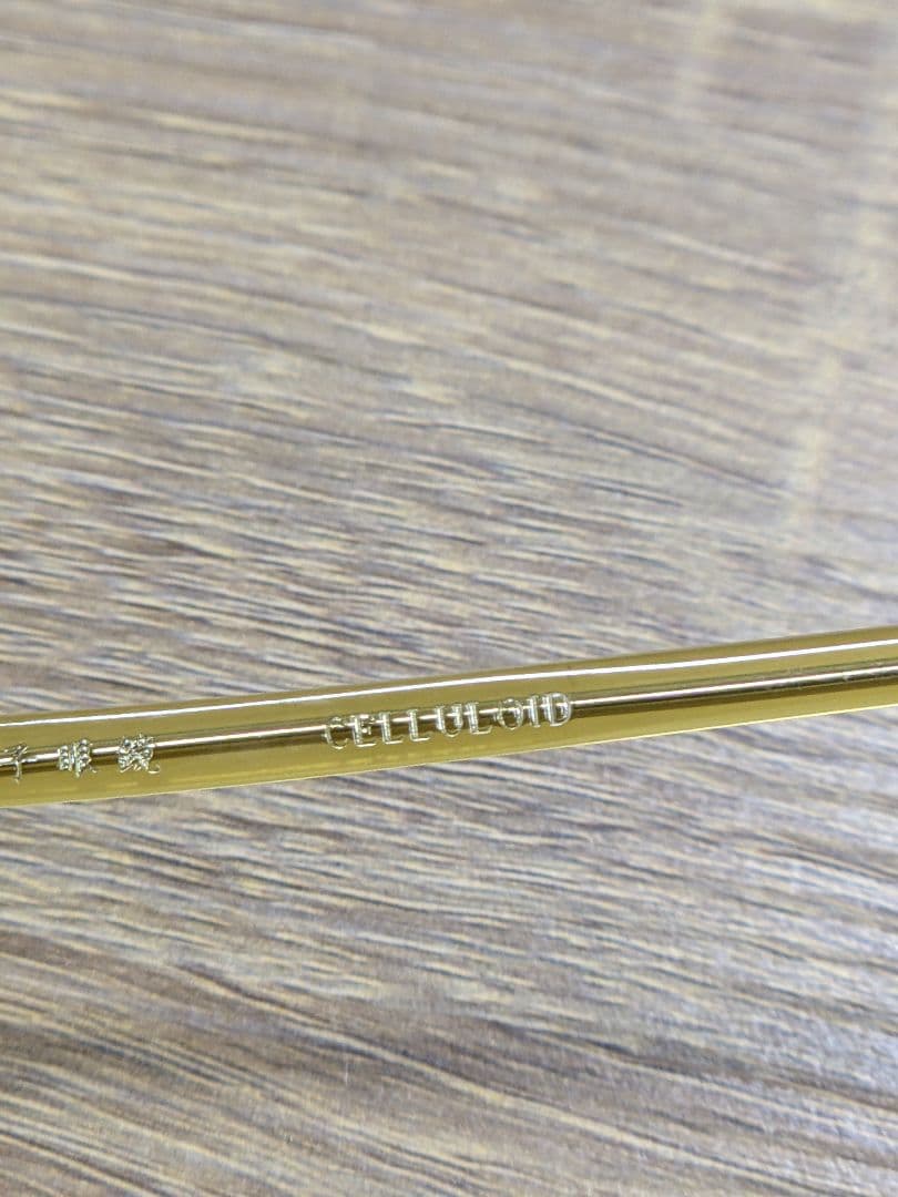美品 金子眼鏡 セルロイド KG-19 YL 美品 金子眼鏡 セルロイド KG-19 YL