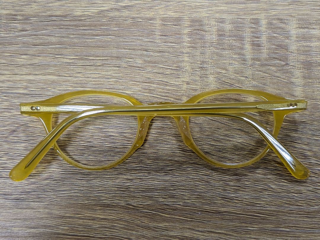 美品 金子眼鏡 セルロイド KG-19 YL 美品 金子眼鏡 セルロイド KG-19 YL