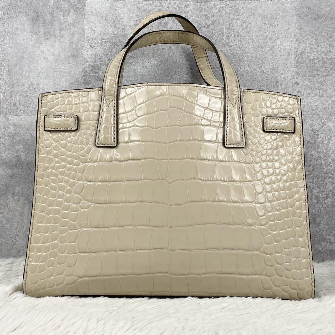 美品 トリーバーチ レザー 2WAY ショルダーバッグ ウォーカー クロコ