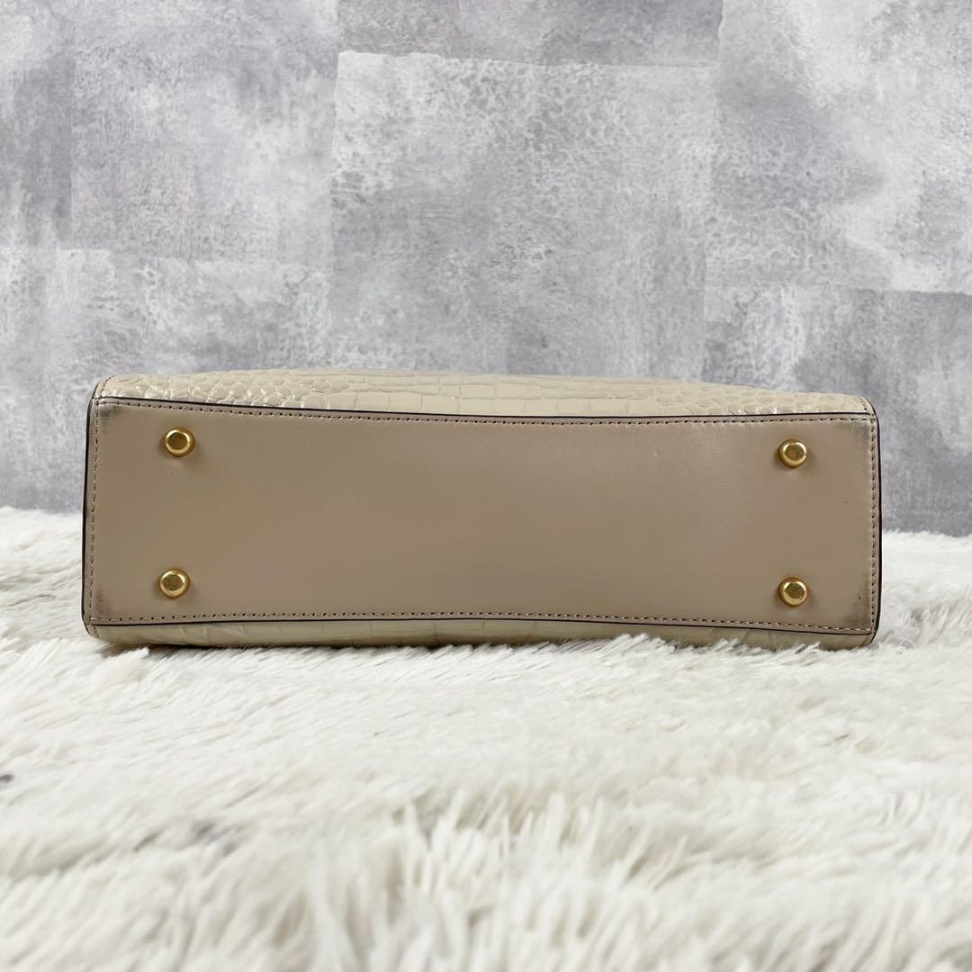 美品 トリーバーチ レザー 2WAY ショルダーバッグ ウォーカー クロコ