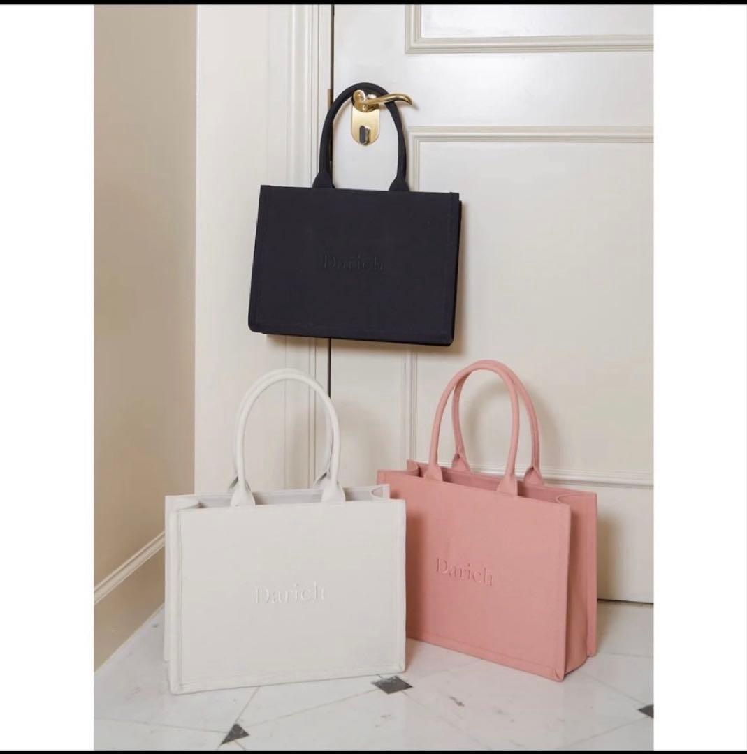 Darich ロゴトートバッグ　アイボリー