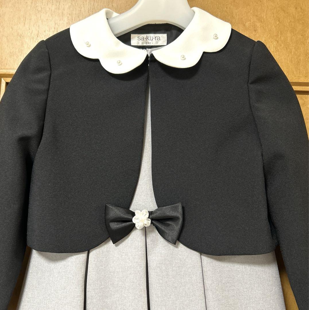 sa.ku.raサクラ フォーマルアンサンブルスーツボレロ＆ワンピース120cm