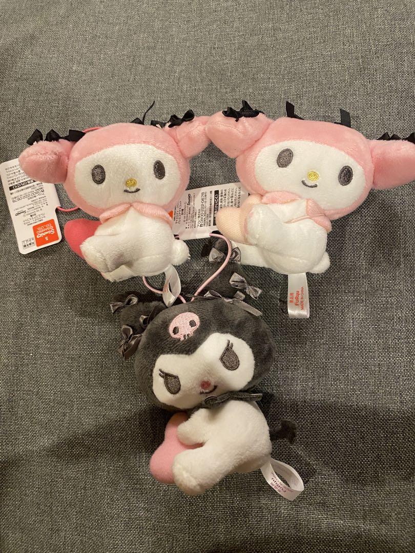 マイメロディ・クロミ ぬいぐるみ3体セット　バレエコアマスコット