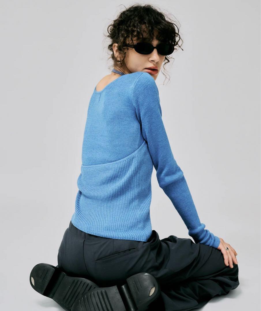 トップス HAULTERNECK KNIT SET