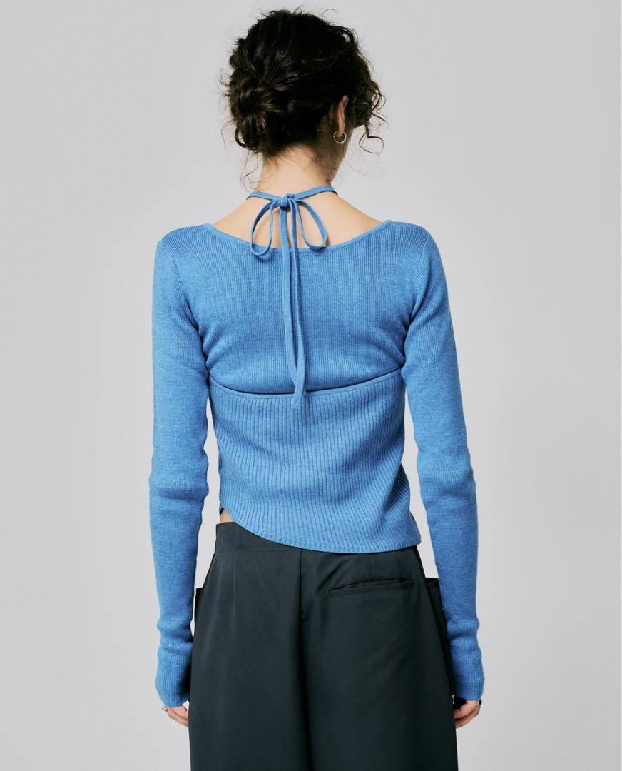 トップス HAULTERNECK KNIT SET
