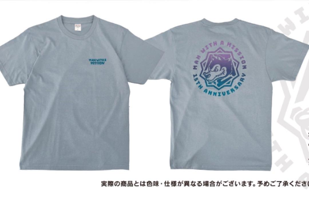 マンウィズ15th Anniv ロゴTシャツ Mサイズ