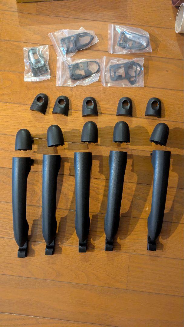 新品入荷 カングー2 黒樹脂 メルカリ - 新品 5本セット ドアハンドル パーツ