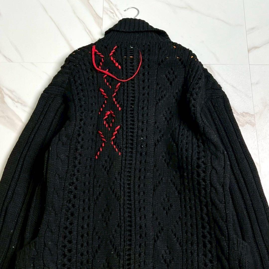 美品 19AW⭐️ヨウジヤマモトプールオム マキシ丈ファイヤーマン