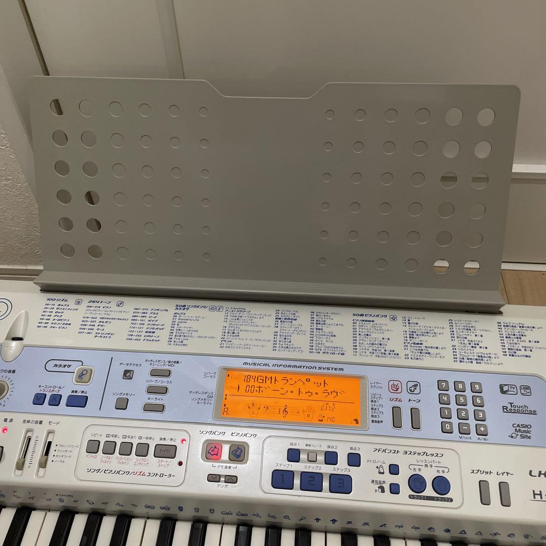 CASIO LK-180TV 光る鍵盤付き電子キーボード カシオ 電子キーボード LK-180TV 動作良好です 光キーボード！