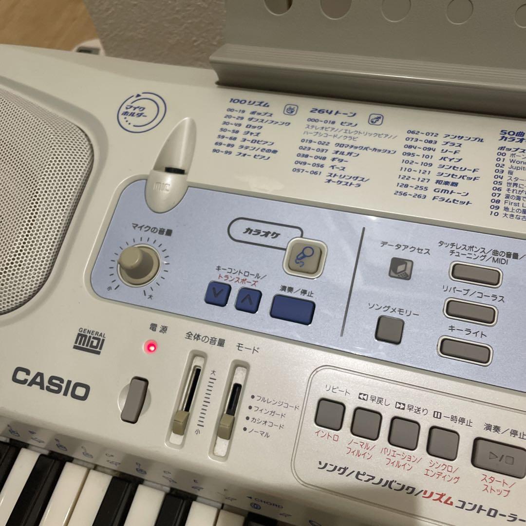 CASIO LK-180TV 光る鍵盤付き電子キーボード カシオ 電子キーボード LK-180TV 動作良好です 光キーボード！
