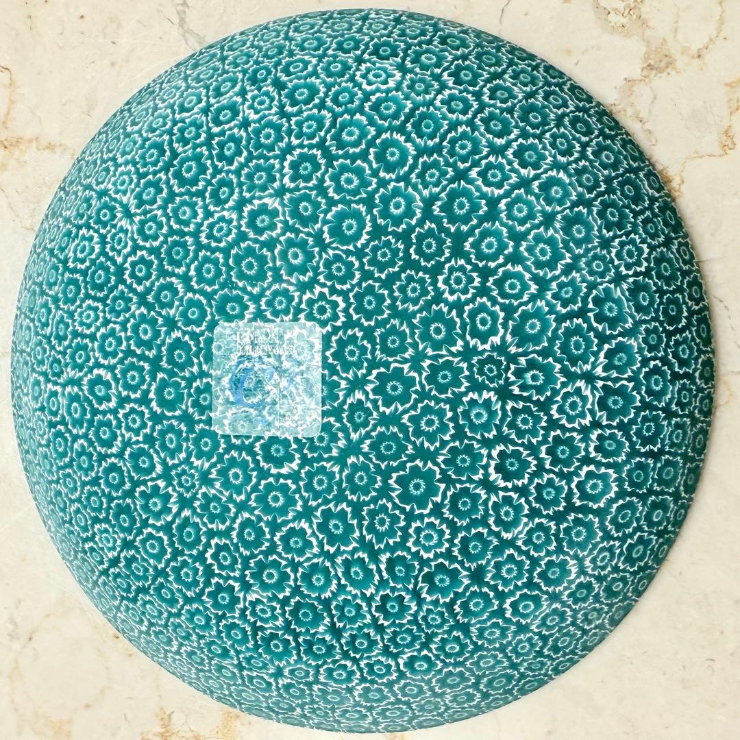 エルコーレモレッティ ミレフィオーリ プレート 13cm murano エルコーレモレッティ ミレフィオーリ プレート 13cm murano