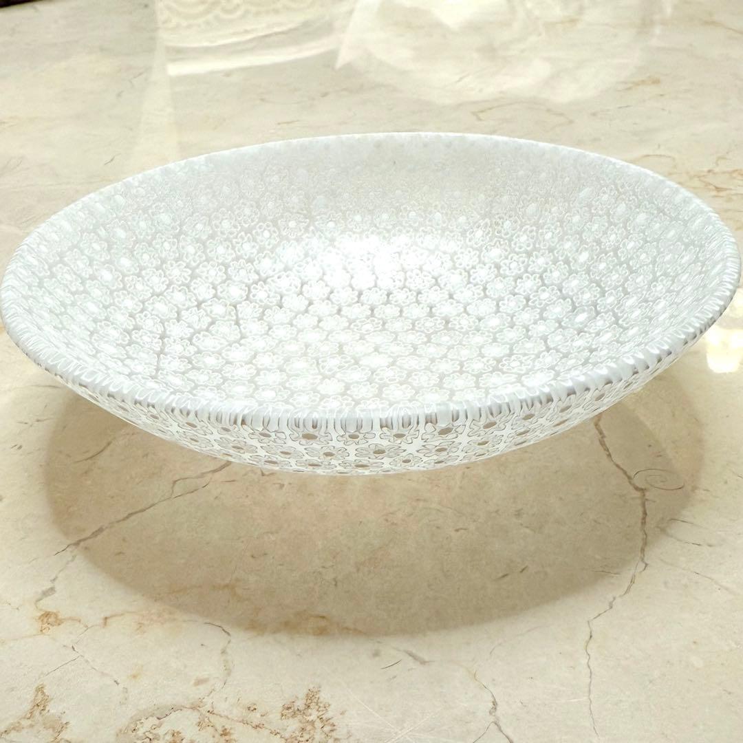 エルコーレモレッティ ミレフィオーリ プレート 13cm murano エルコーレモレッティ ミレフィオーリ プレート 13cm murano