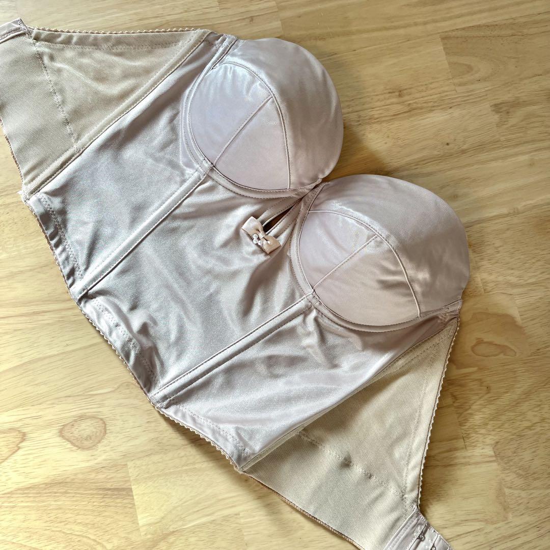 bridal bloom ショートビスチェD70 ベージュ ガードルSセット