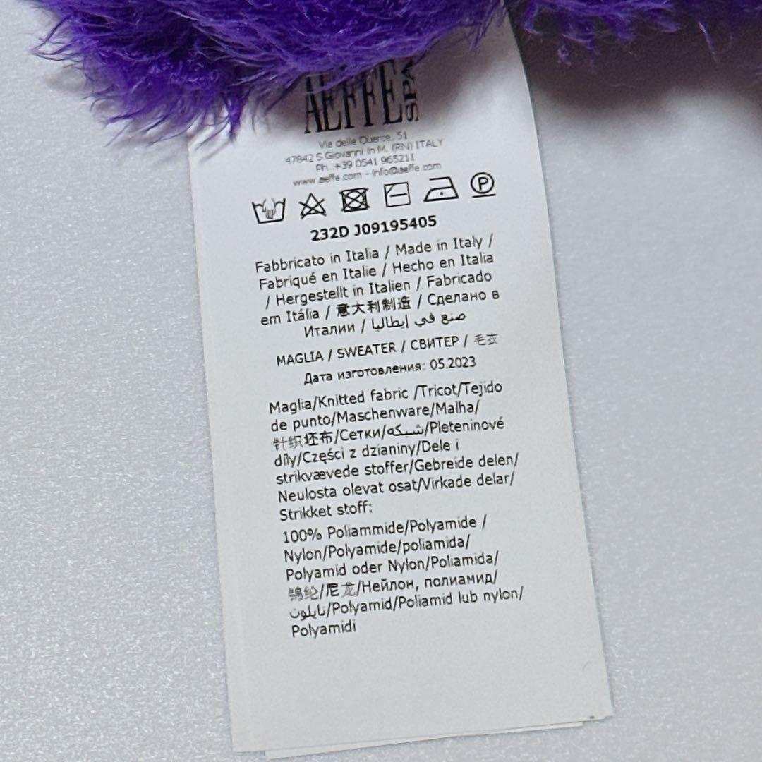 新品♡MOSCHINO ブラッシュドニット セーター クリスタル付き 新品♡MOSCHINO ブラッシュドニット セーター クリスタル付き