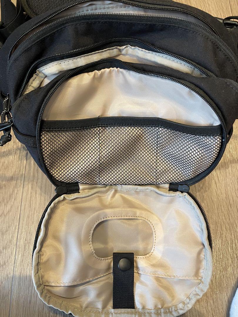 美品 ハグー ヒップシート 袋あり ブラック