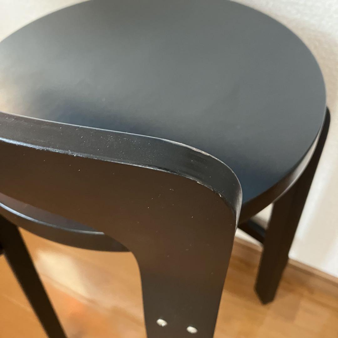 artek アルテック　FF ハイチェア K65 ハイチェア ブラック ラッカー