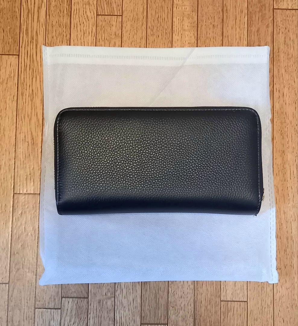 MCM ラウンドファスナー 長財布 スタッズ 鋲 黒 モノグラム
