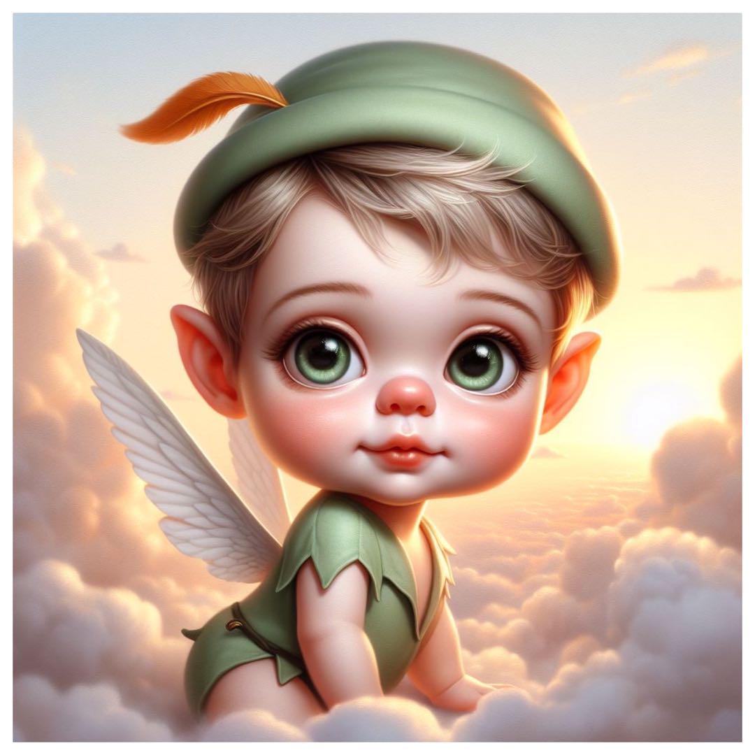 【予約受付中】パネル生地 36 ⚮ 物語の世界 6柄セット 16×16cm
