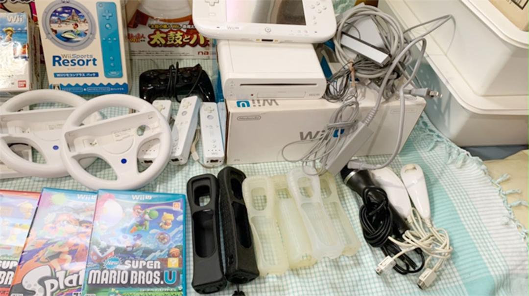 Wii U 本体＋太鼓＋ソフト11本セット