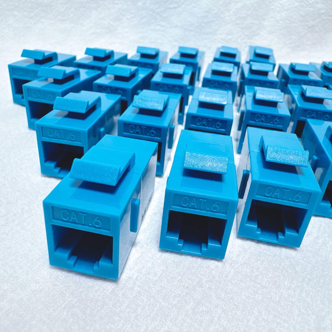 ✾未使用✾RJ45　Cat6 キーストーンカプラー LAN ケーブル用 10個 Amazon.co.jp: Iwillink RJ45 Cat6 キーストーンカプラー LAN
