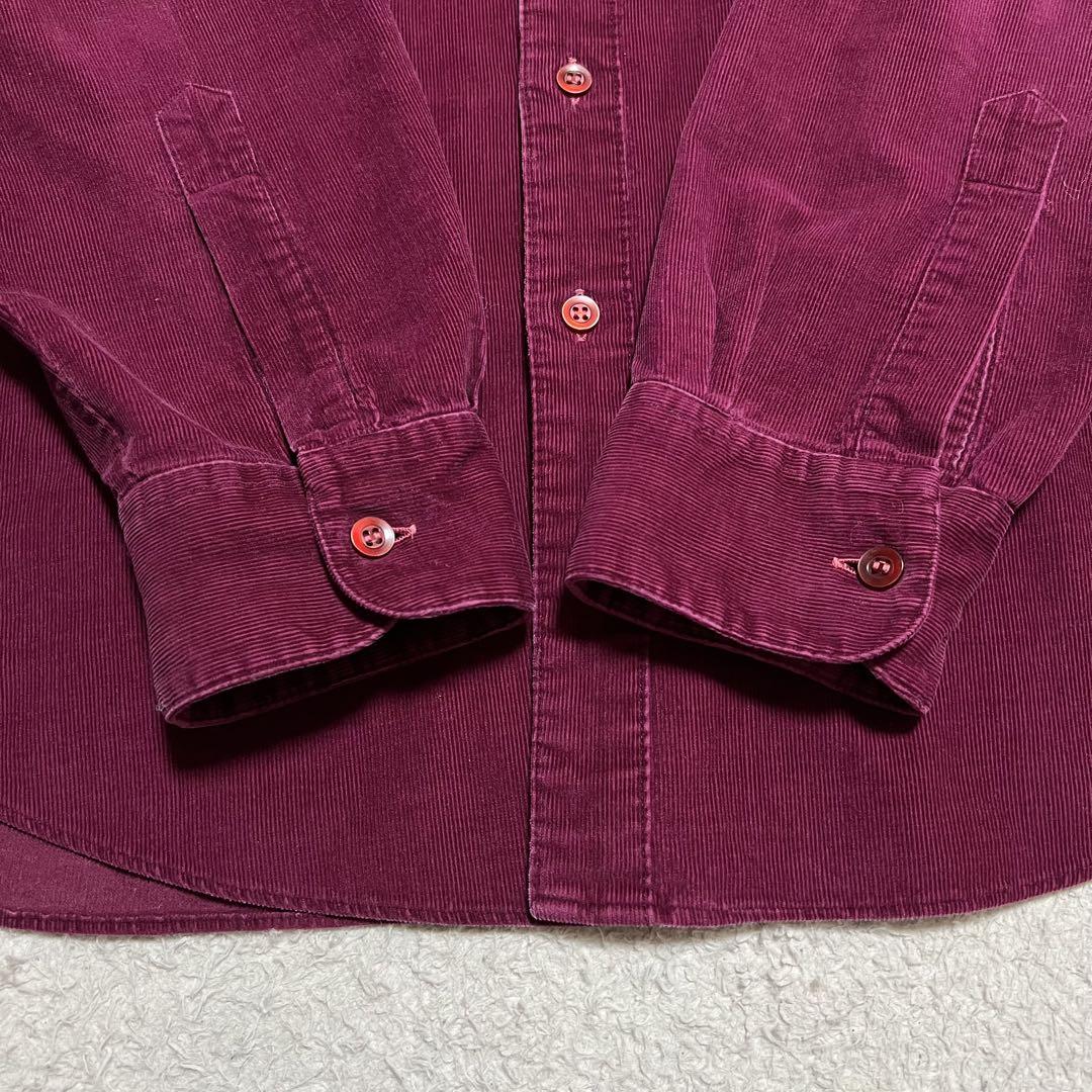 80s OLD GAP 小文字タグ コーデュロイシャツ メンズ L