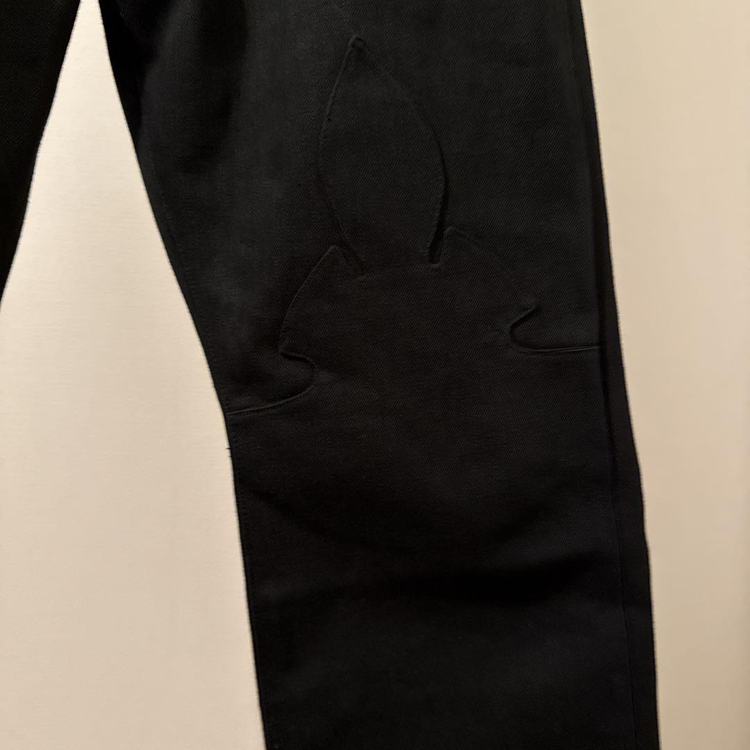 Chrome HeartsフレアニーBlackDenimPants 33