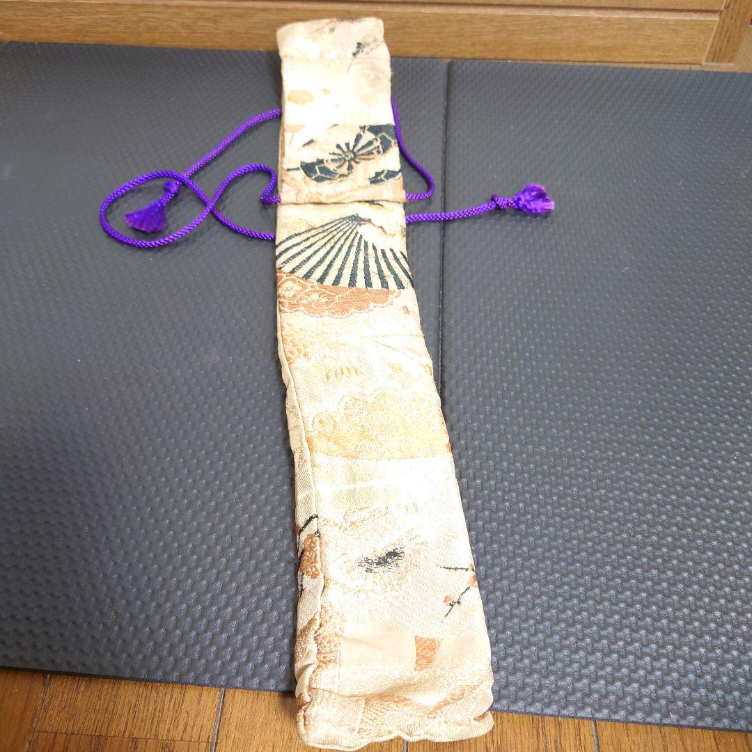 尺八 竹製 （1尺8寸 約54cm・一体タイプ）専用ケース付き