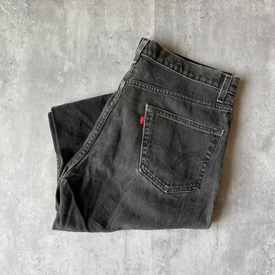 levis 550 ブラックジーンズ W36 L34 Levi's 【Levi's550ブラック】USA-REVAI W36L34 リーバイス550