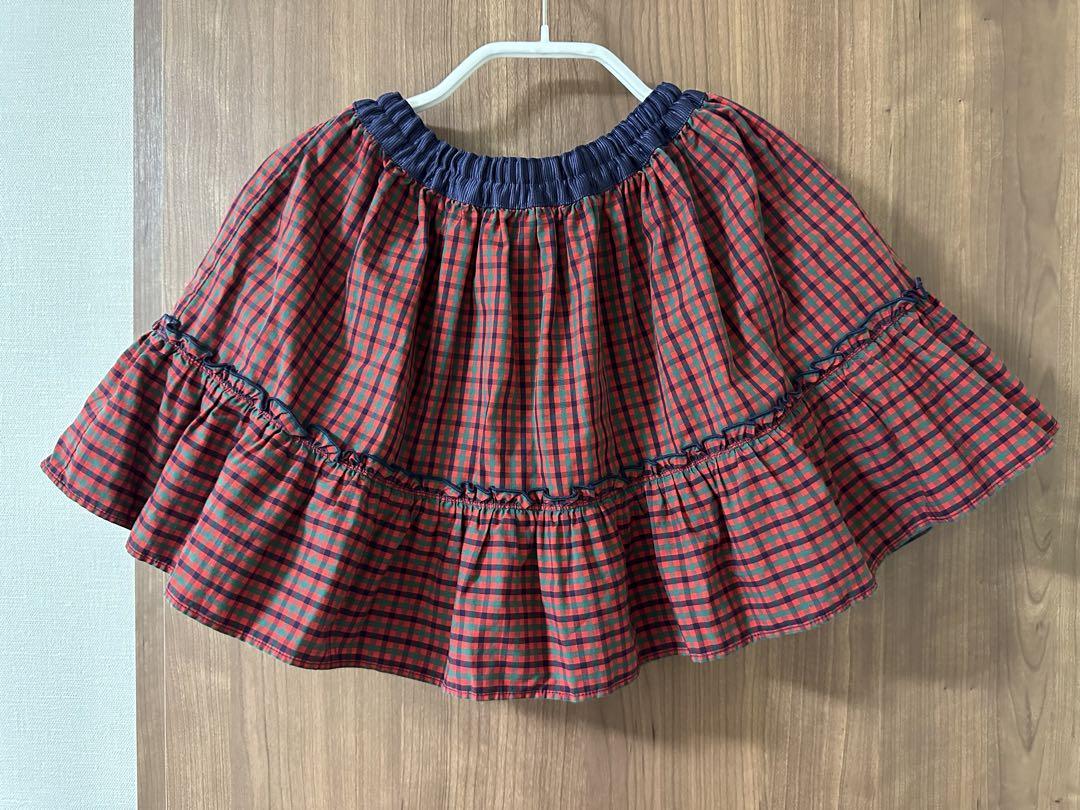 【美品】ファミリア　リバーシブル　スカート 110