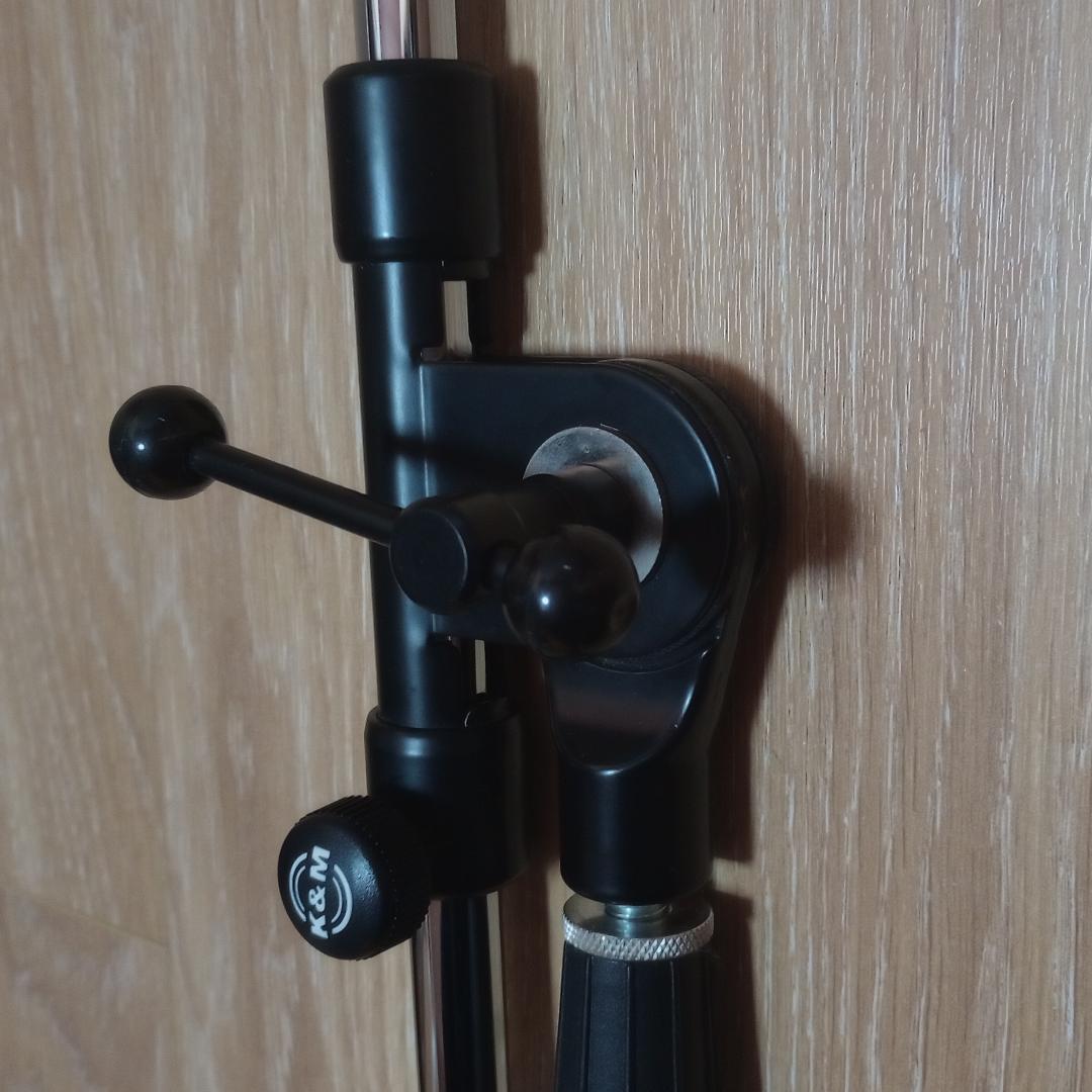 K&M 21020(ST210/2) ブームマイクスタンド シルバー