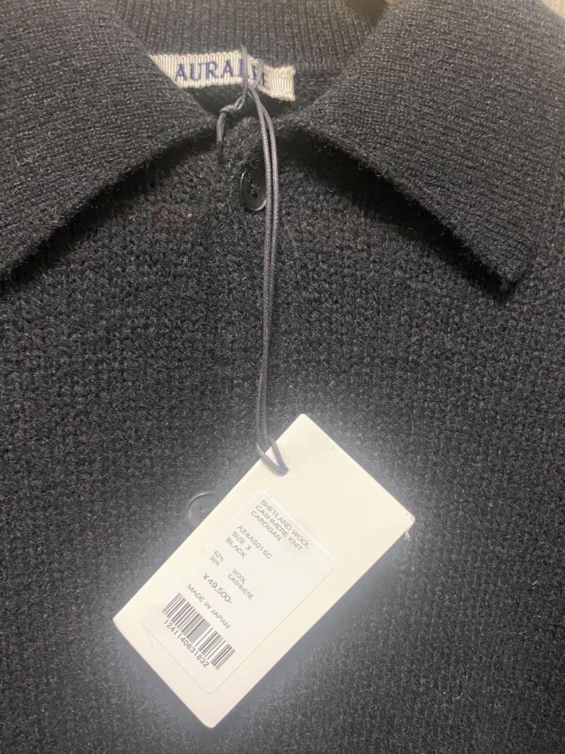 トップス SHETLAND WOOL CASHMERE KNIT CARDIGAN